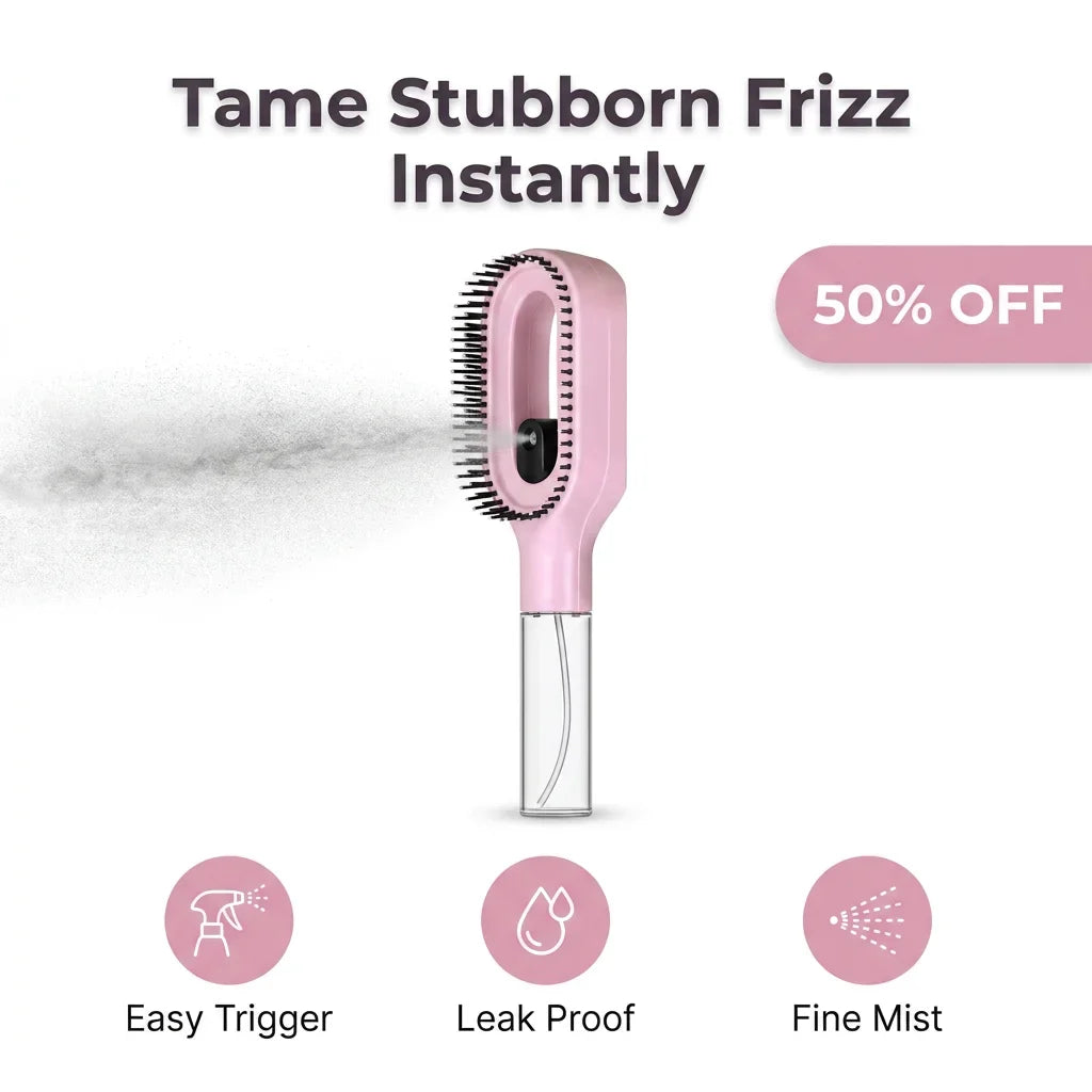 MistGlide™ - Hydrating Detangling Hairbrush