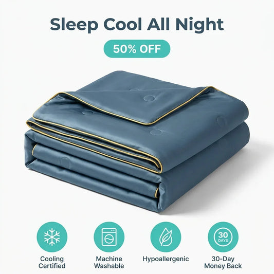 Ice Silk Sleep Blanket - Cooling Sleep Blanket