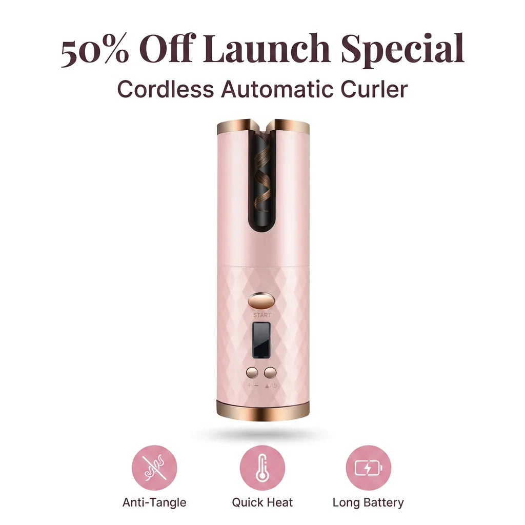 EasyCurl™ - Portable Wireless Hair Curler