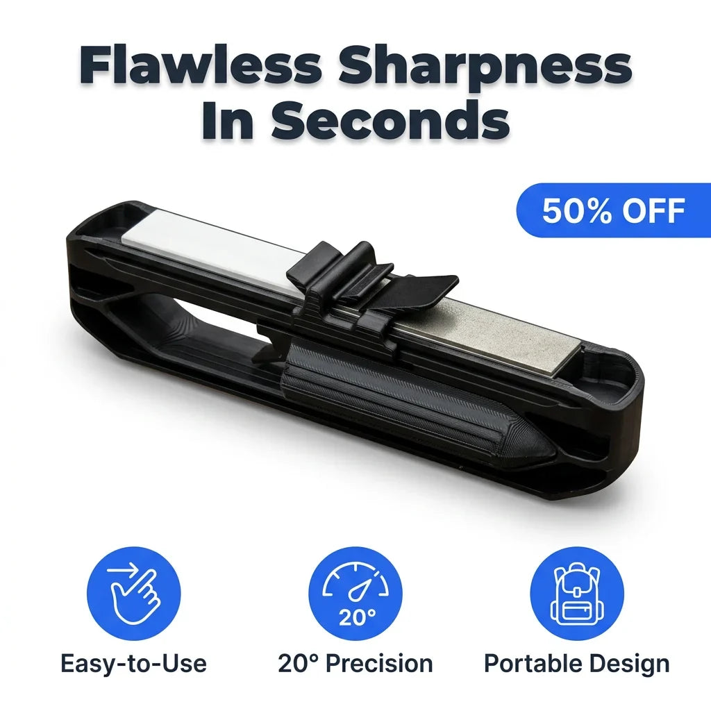 RazorSharp™ - Guided 20-degree Angle Knife Sharpener