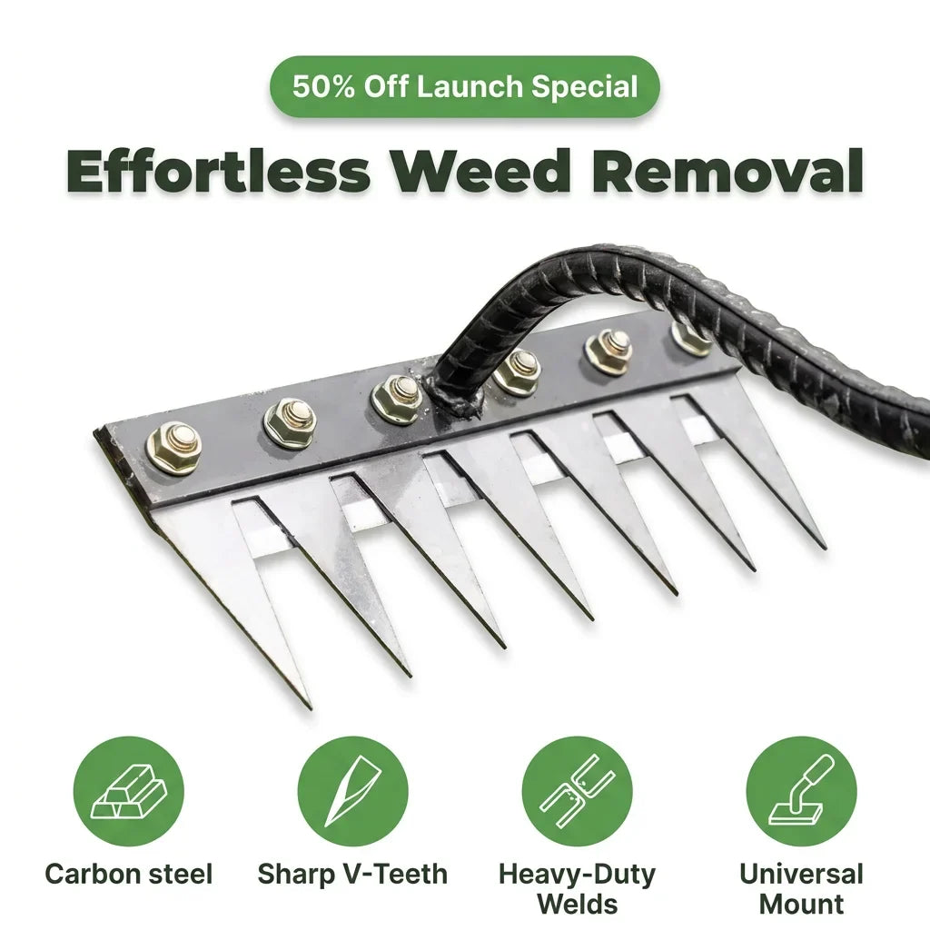 Heavy Duty Weeding Rake - Garden Weed Rake