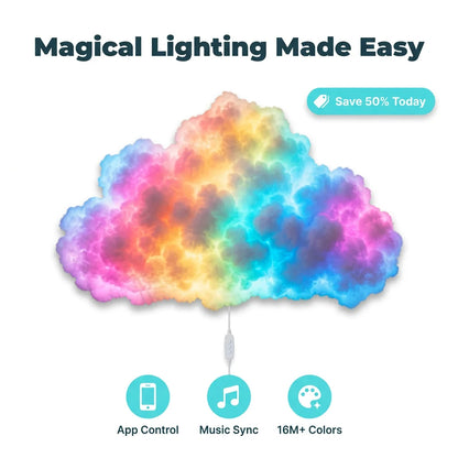 CloudGlow™ - Magical DIY Customizable Cloud Light Garland