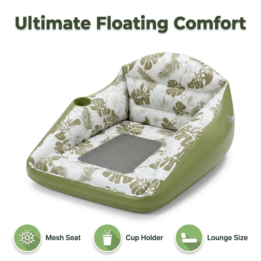 FlexFloat™ - 3-in-1 Ergonomic Pool Lounge