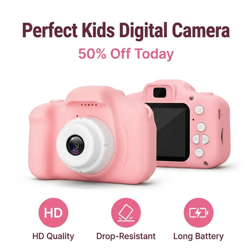 RetroCam™ - Compact Digital Vintage Film-Style Camera