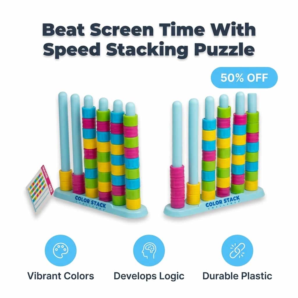 Speed Stacking Puzzle - Skill-Building Challenge