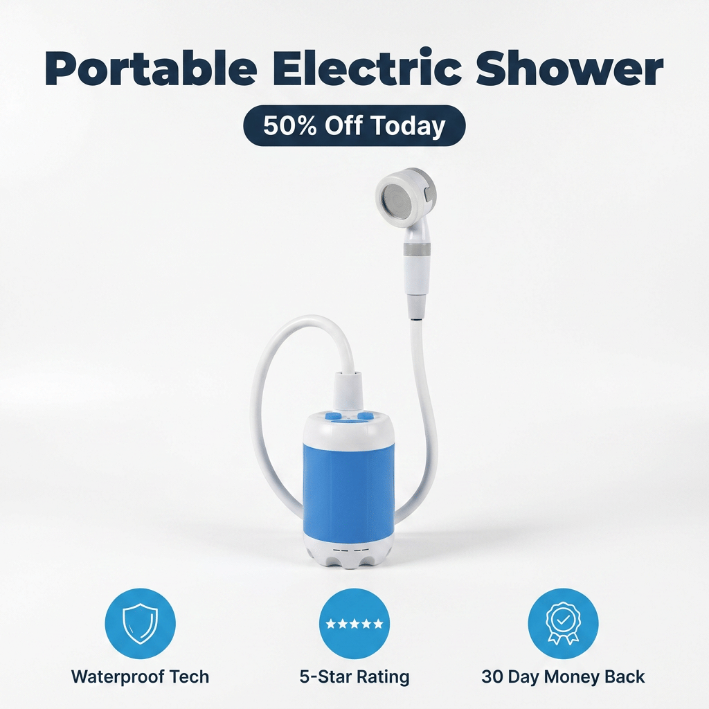 SmartShower™ - Portable outdoor shower
