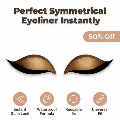 Reusable Eyeliner Stickers - Instant Glam Look in Seconds