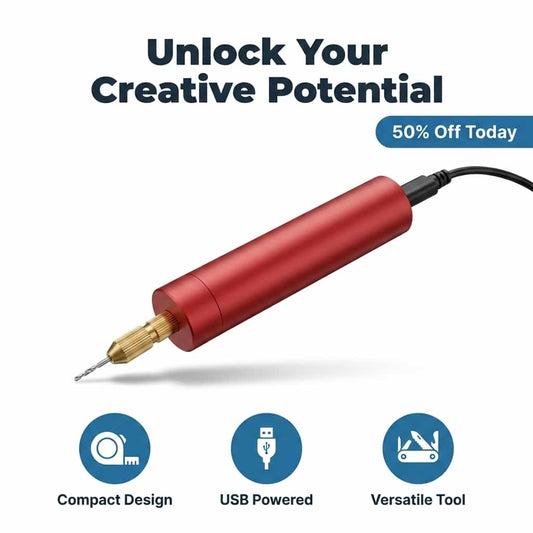 MiniDrill™ - Precision Cordless Craft Tool