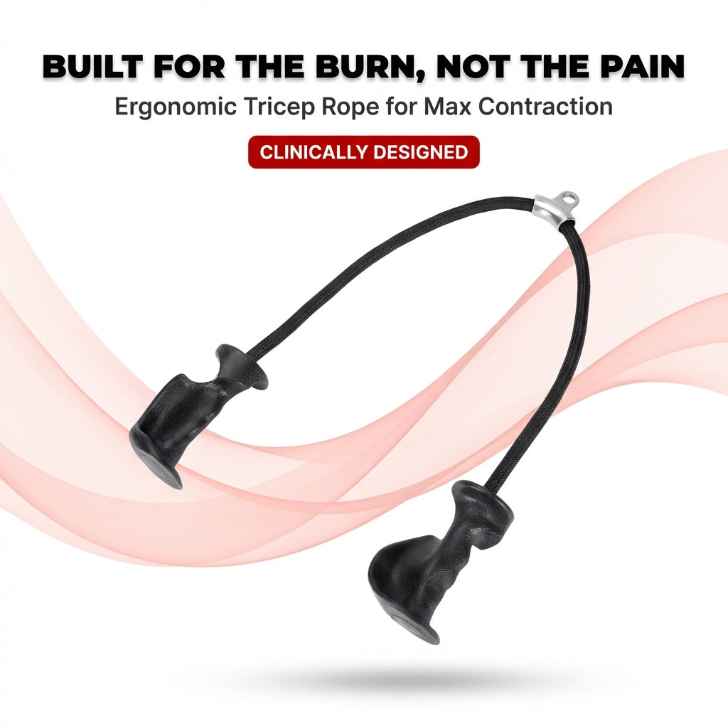 TriPull™ Tricep Rope with Ergonomic Handles