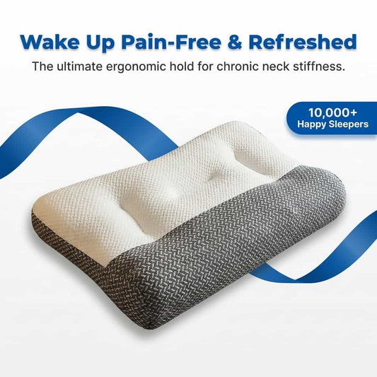 Avoletti Ergonomic Relief Pillow - Relieves Neck & Shoulder Pain