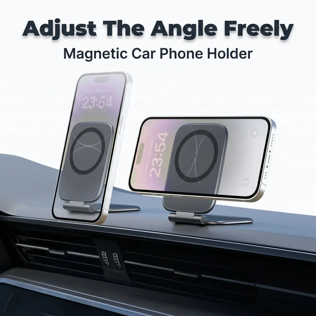 Magnetic Car Phone Mount - Strong Magnetic Phone Holder