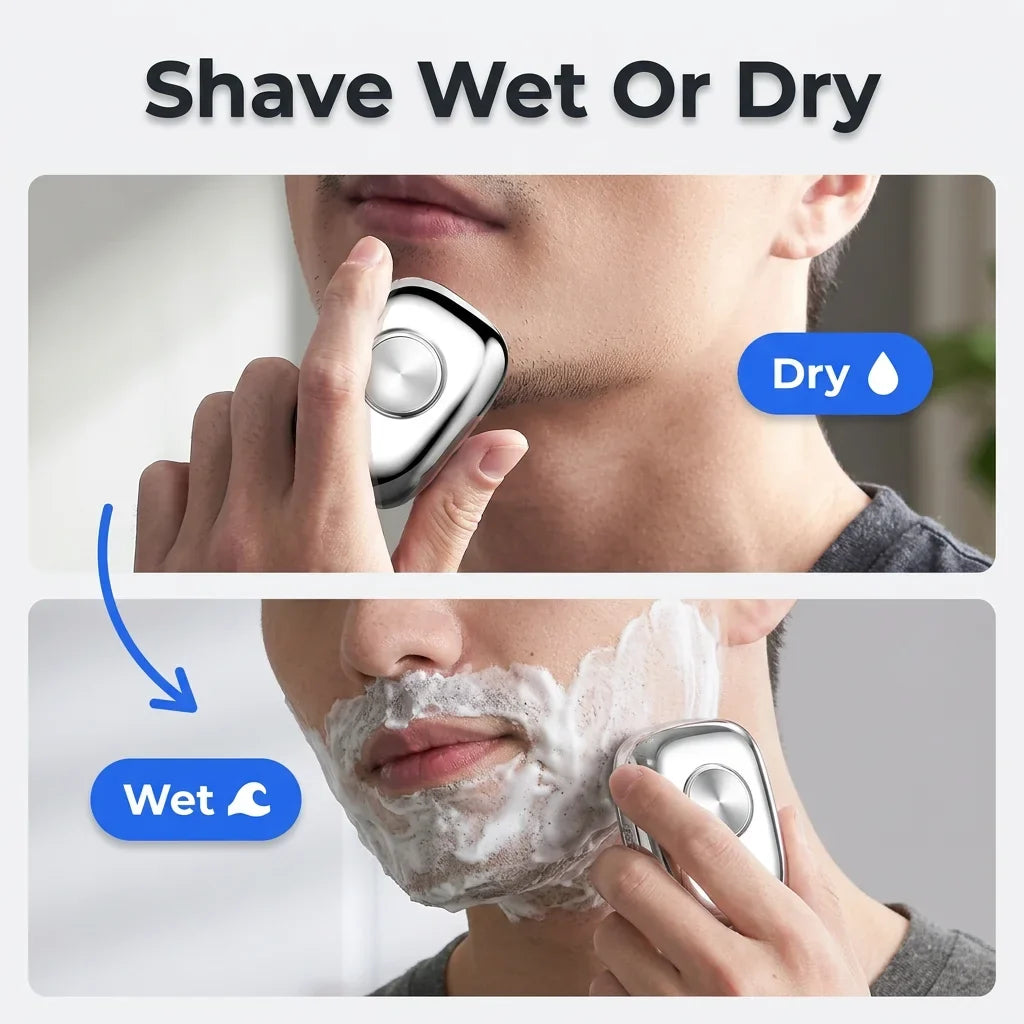 Portable Mini Electric Shaver - Compact Pocket Grooming