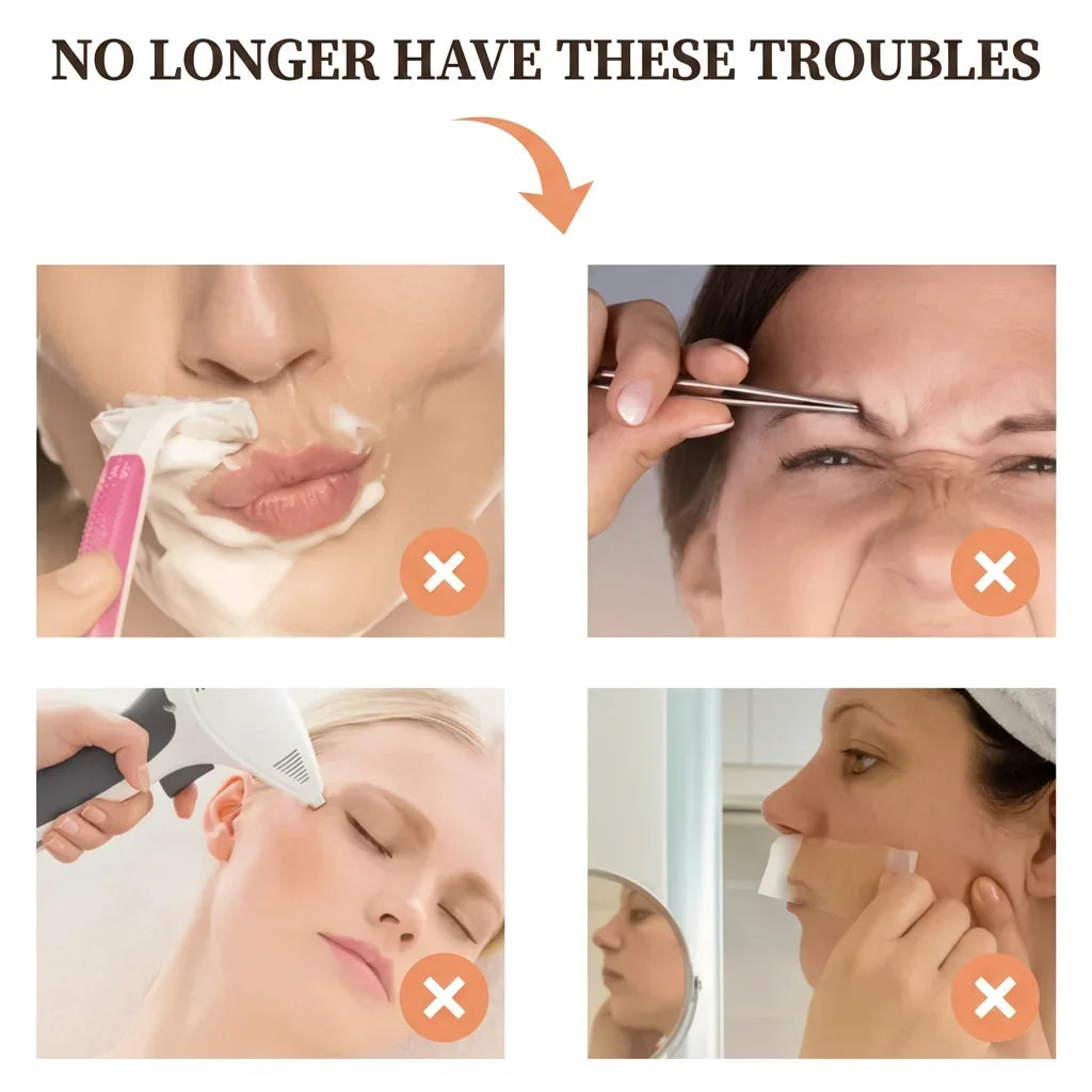 SilkySmooth™ - Plant-Based Facial Hair Remover