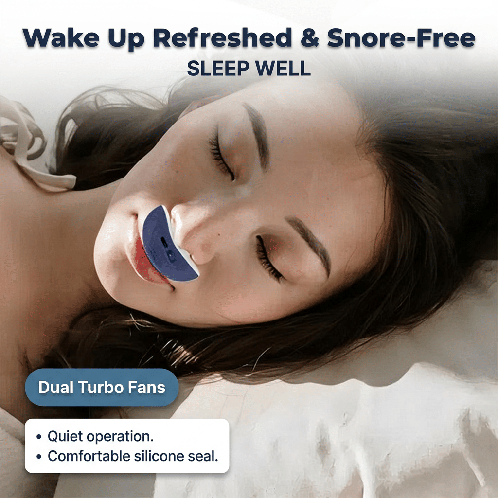 Portable Micro CPAP Device - Compact Anti-Snoring Solution