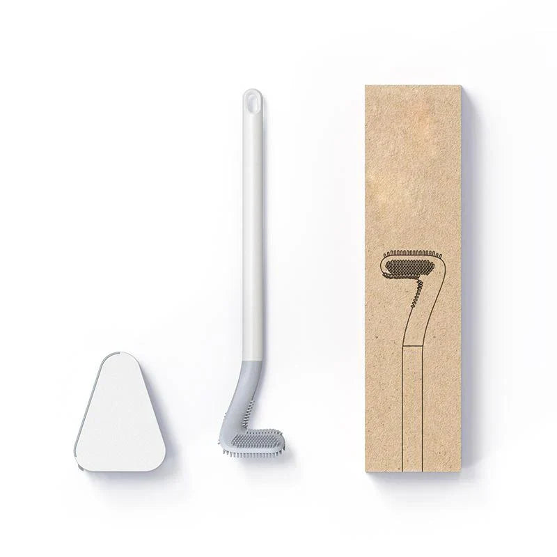 Silicone Toilet Brush - Sparkling Clean Toilets Without the Struggle