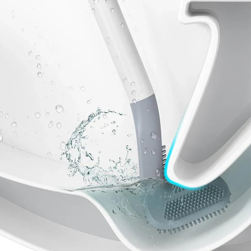 Silicone Toilet Brush - Sparkling Clean Toilets Without the Struggle