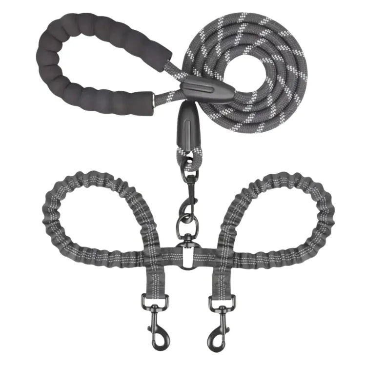 TwistFree™ - Tangle-Free Double Dog Leash