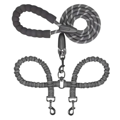 TwistFree™ - Tangle-Free Double Dog Leash
