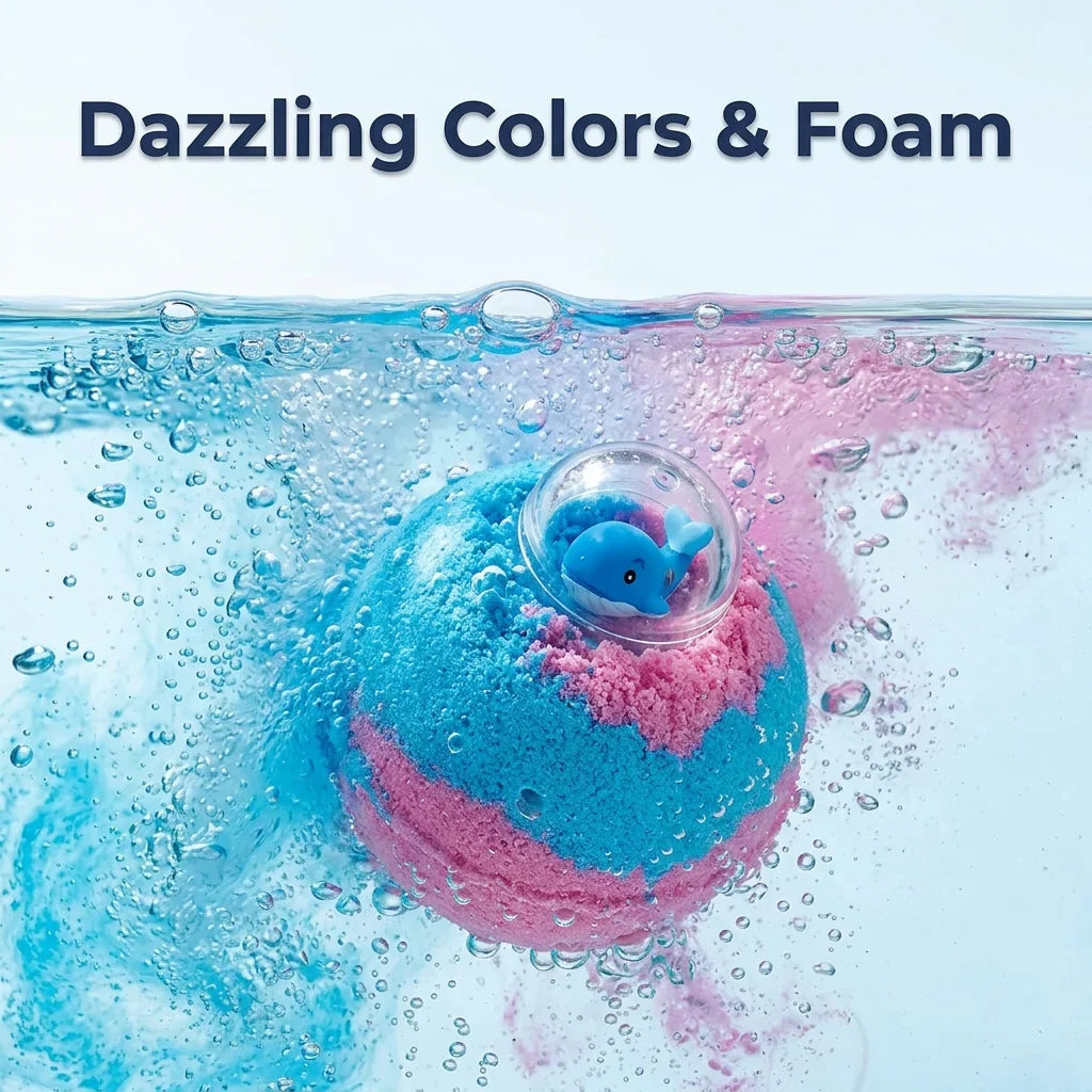 MaxFoam™ - 12-Piece Surprise Bath Bomb Set for Kids