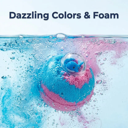MaxFoam™ - 12-Piece Surprise Bath Bomb Set for Kids