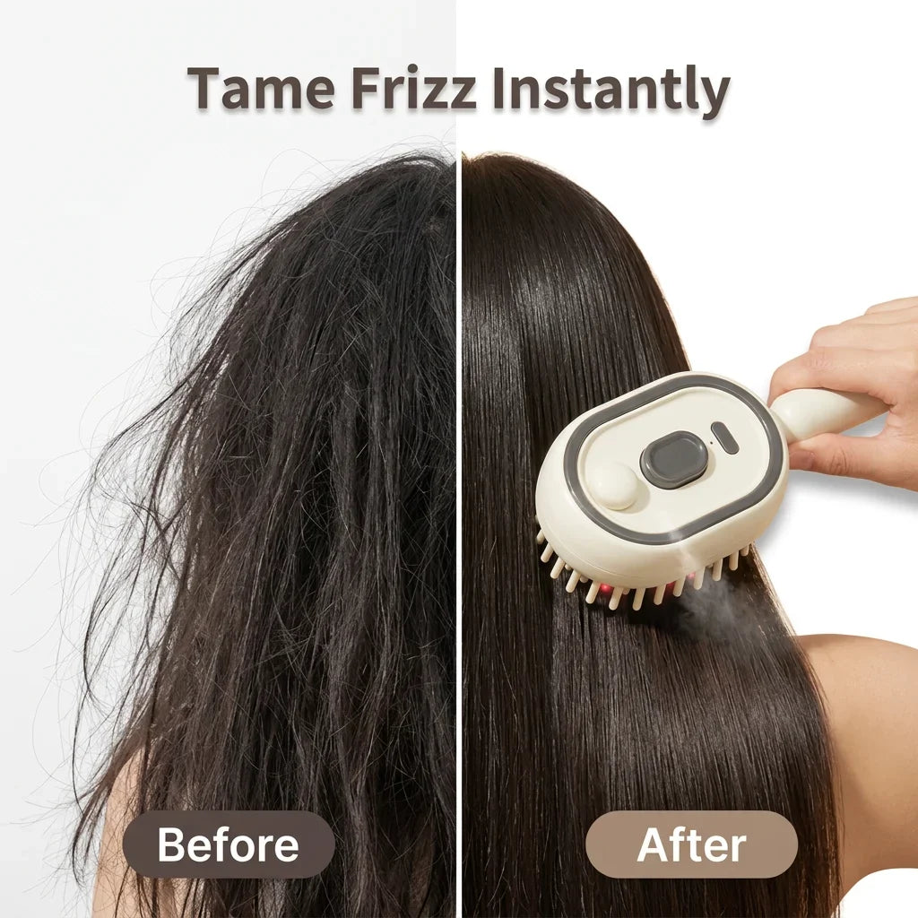 MistBrush™ - Nano Mist Frizz-Free Hairbrush