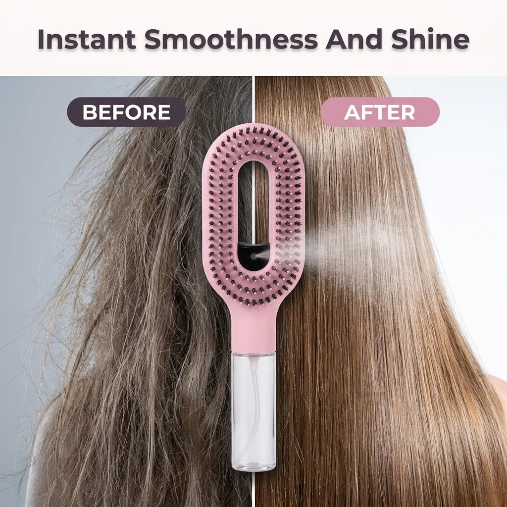 MistGlide™ - Hydrating Detangling Hairbrush