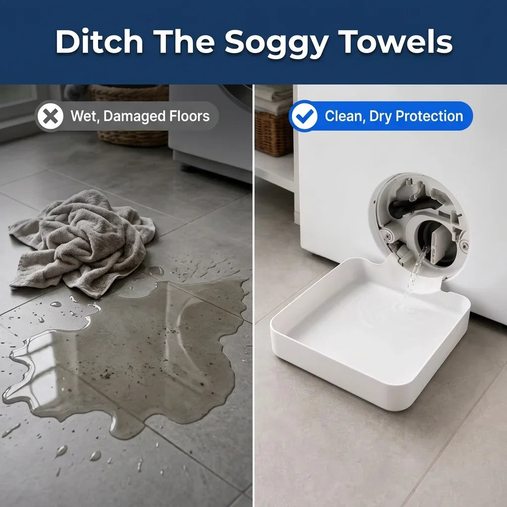 SpillShield™ - Mess-Free Washing Machine Filter Tray