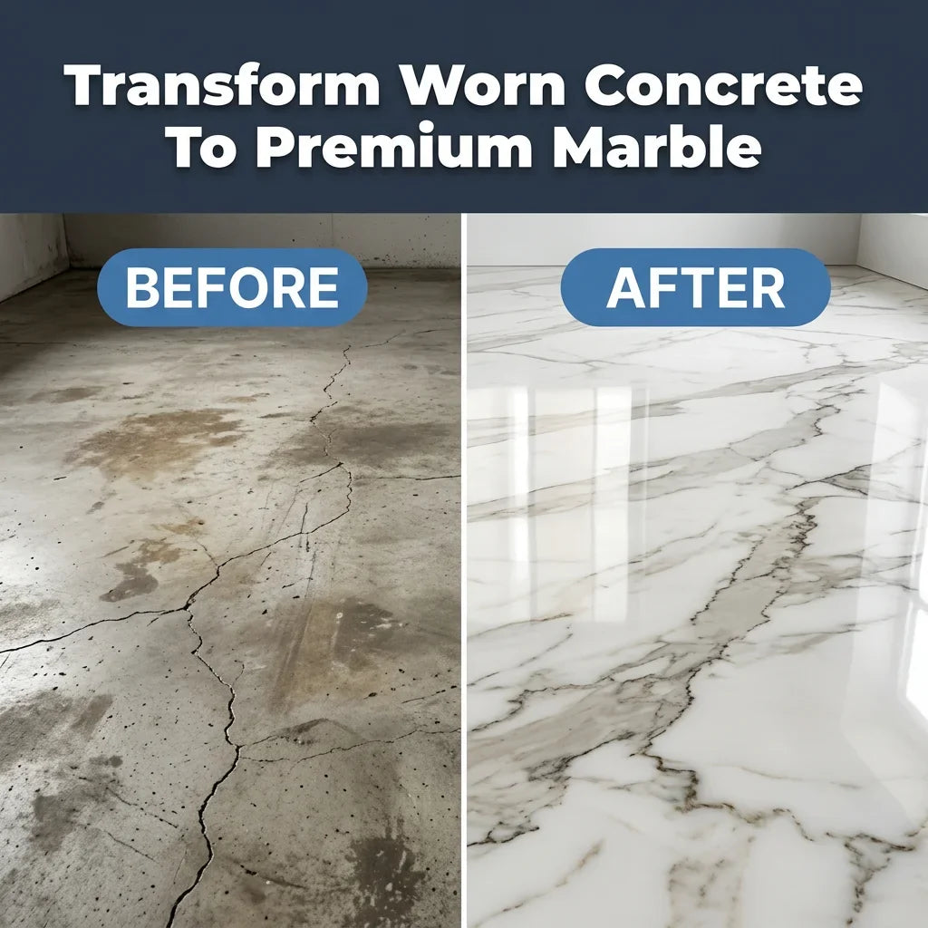 ShineGuard™ - Premium Waterproof Marble-Effect Epoxy Coating