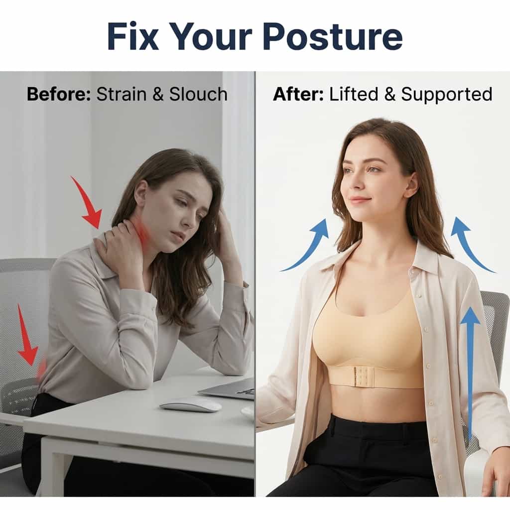 The CoreLift Posture Bra - Wire-Free Back Support
