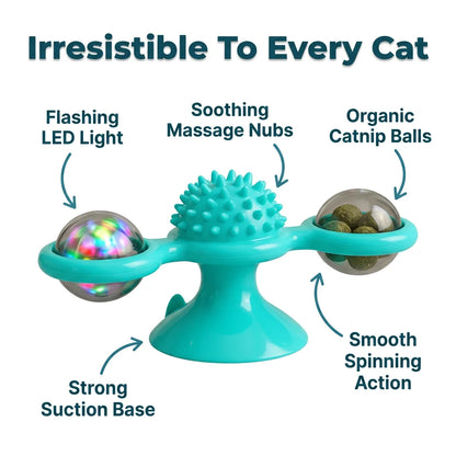 FunTurn™ - Interactive windmill toy for active and happy cats