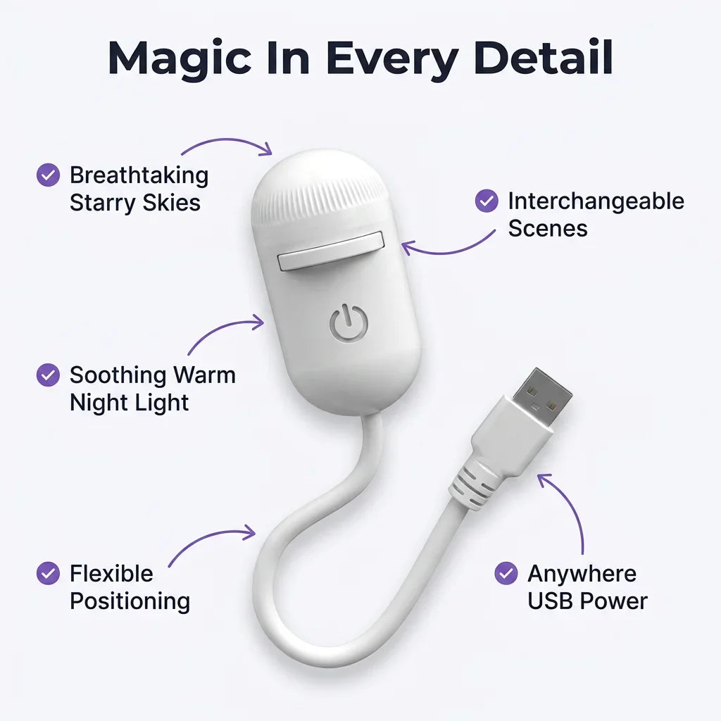 AquaSky™ - Transform Your Nights Into a Calming Starry Escape
