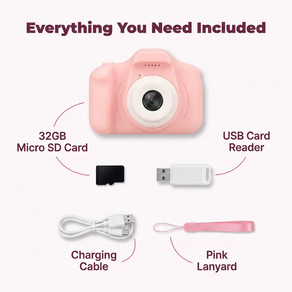 RetroCam™ - Compact Digital Vintage Film-Style Camera