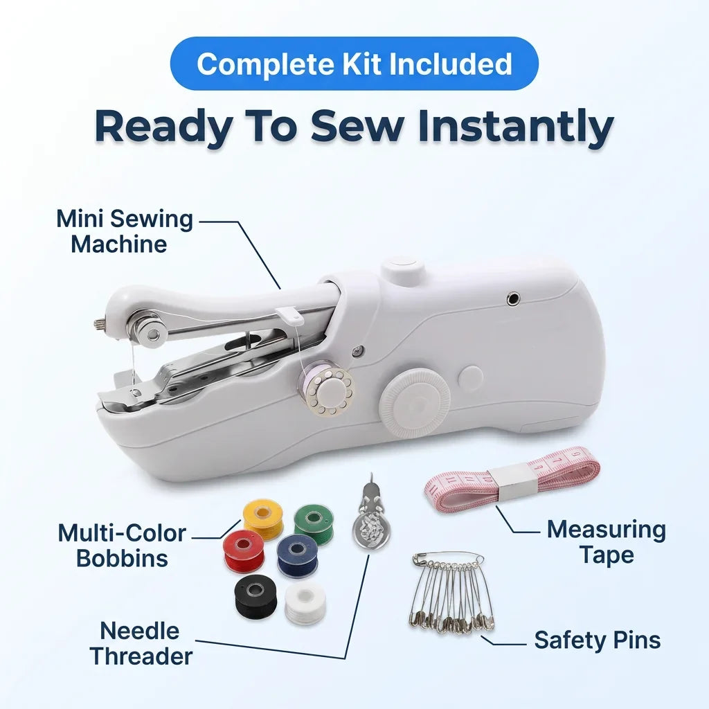 HandySew™ - Portable Mini Electric Sewing Machine