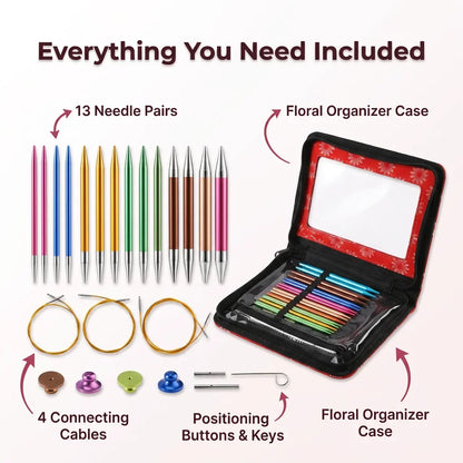 MaxStitch™ - Interchangeable Circular Knitting Needle Set