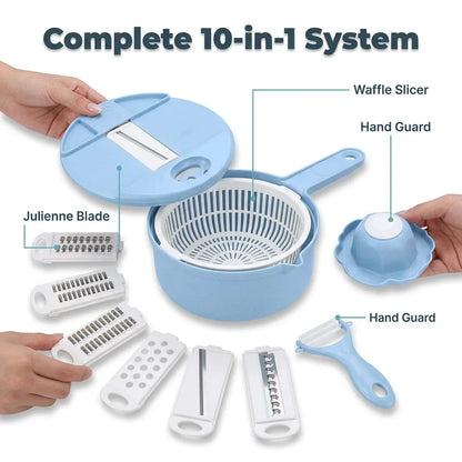 ProChop™ - 10-in-1 Vegetable Slicer & Grater