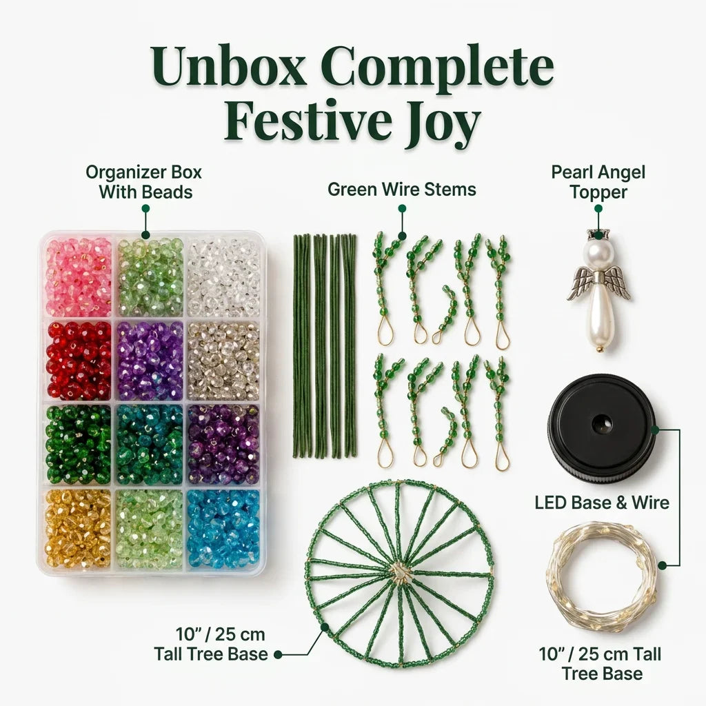 FestiveGlow™ - All-in-One Holiday Tree Crafting Kit