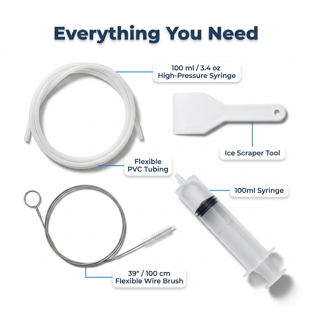 EasyDrain™ - Flexible Brush & Spray for Clog-Free Pipes