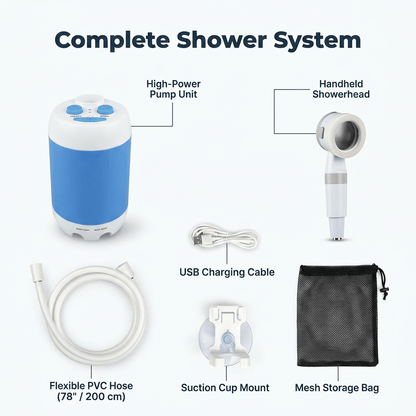 SmartShower™ - Portable outdoor shower