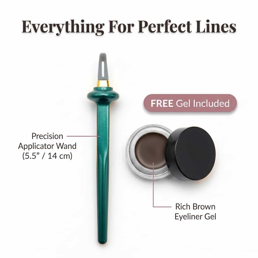 Precision Eyeliner Drawing Tool - Effortless winged liner for beginners