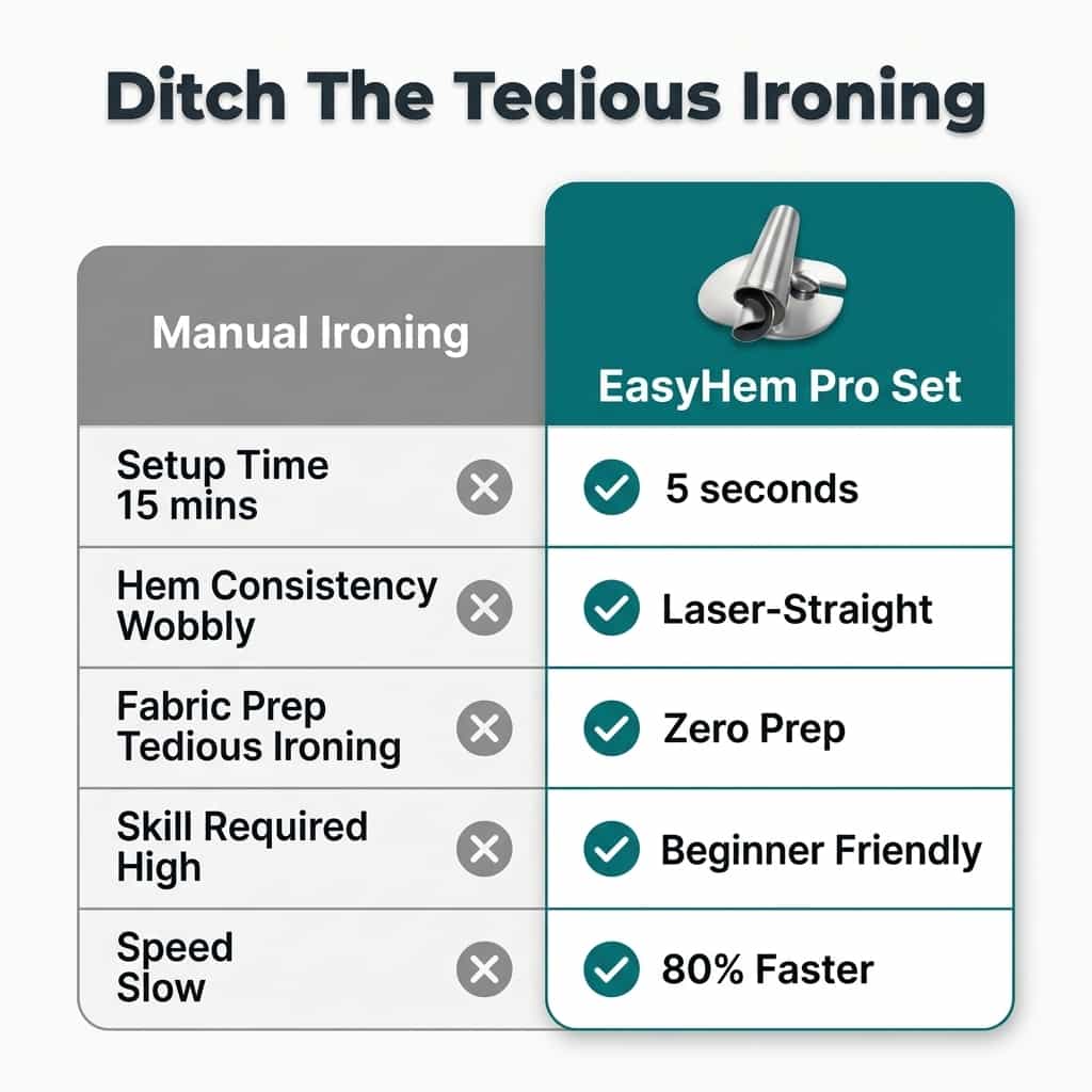 EasyHem™ - Universal fit for all sewing machines