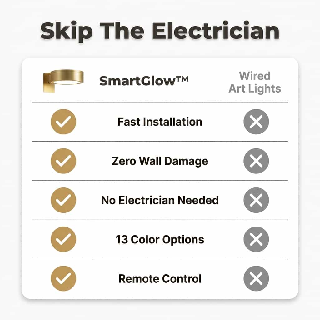 SmartGlow™ - Wireless Mood Lighting for Instant Wall Decor