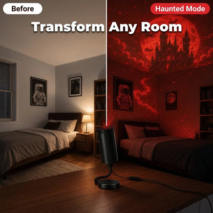 SpookBeam™ - HD Halloween Projector, 6 Themes