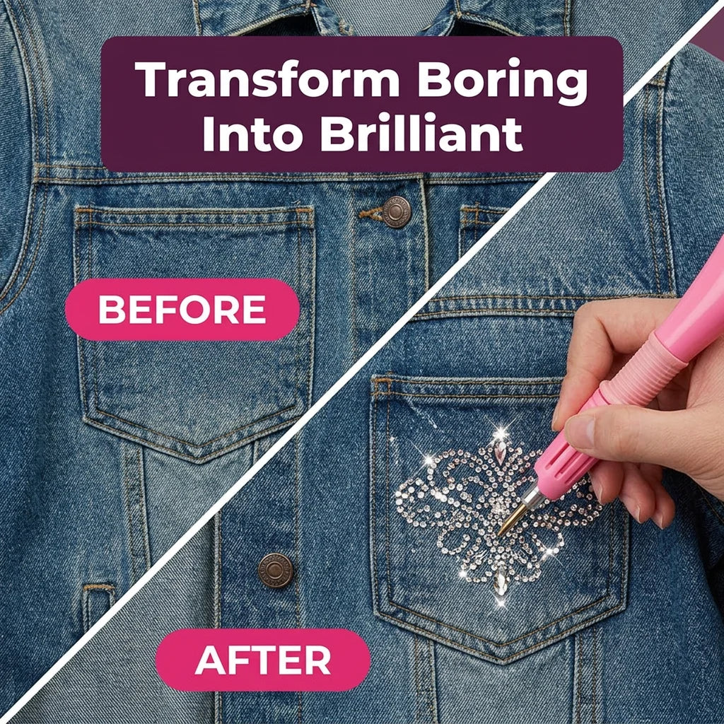 SparkleFix™ - 7-in-1 Hotfix Applicator & Rhinestone Kit
