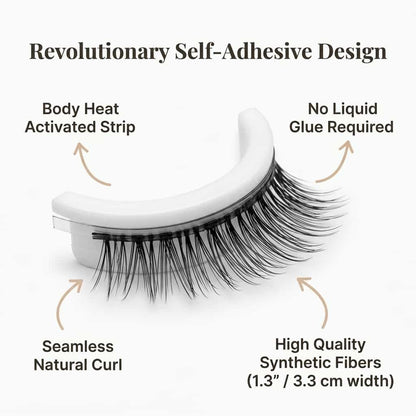 Reusable Self-Adhesive Lashes – Washable & Reusable