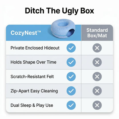 CozyNest™ - Secure Hideout & Comfort Sanctuary for Cats