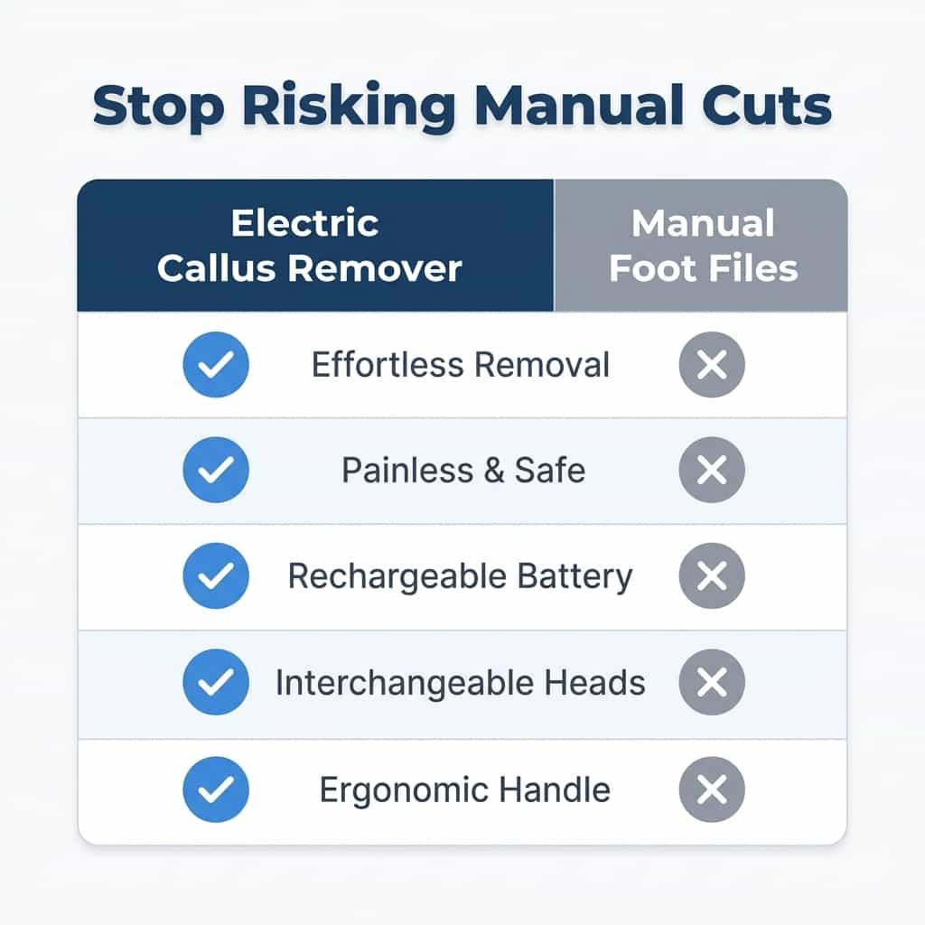 Electric Callus Remover - Professional pedicure results at home