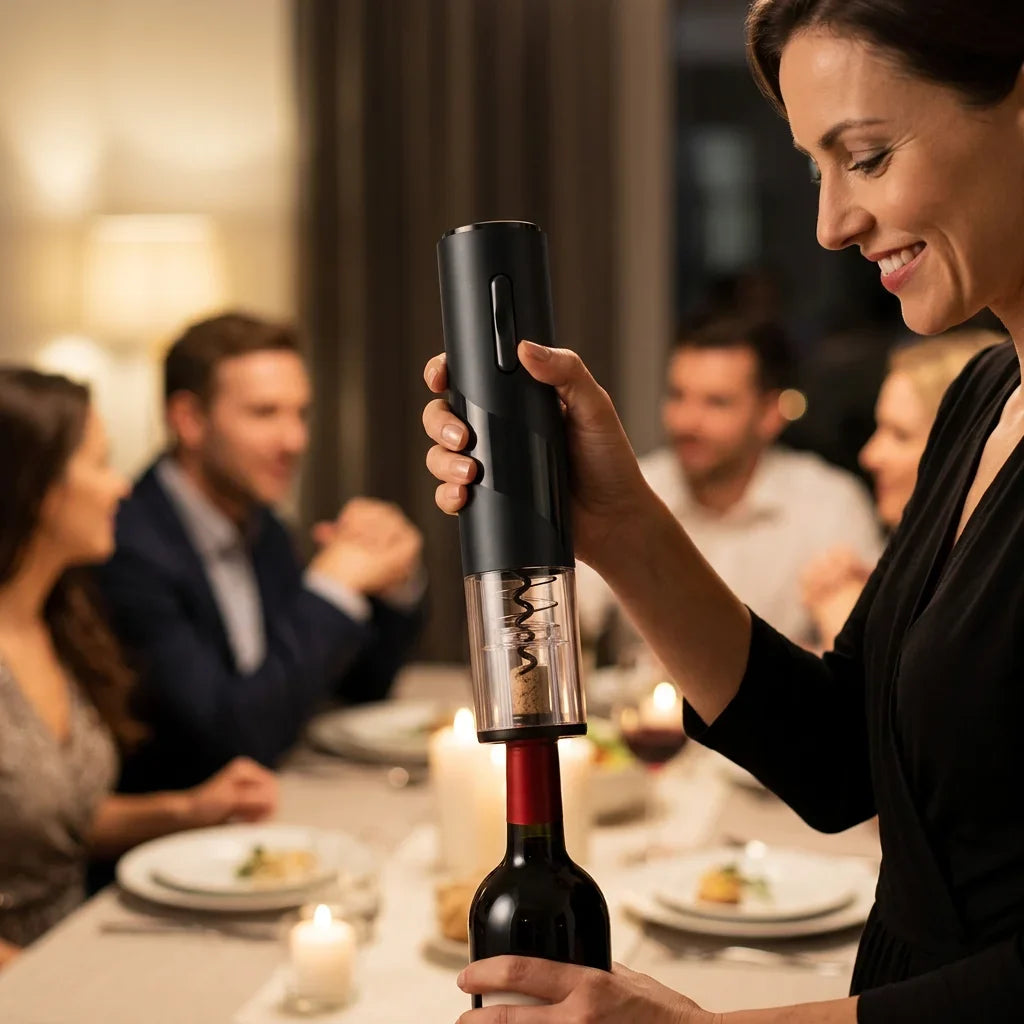 Electric Wine Bottle Opener - One-Touch Wine Opener