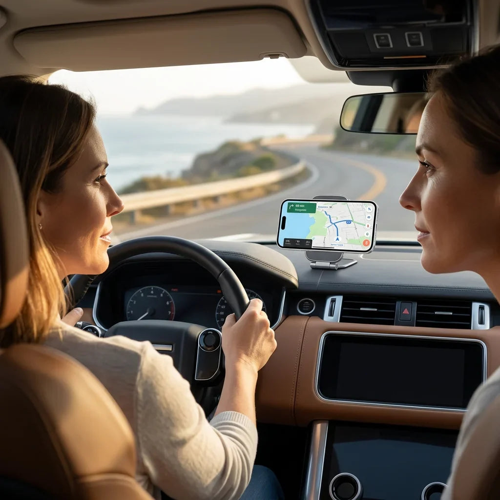 Magnetic Car Phone Mount - Strong Magnetic Phone Holder