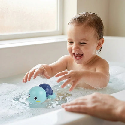 FunSplash™ - 3-Piece Wind-Up Swimming Turtle Bath Toy Set