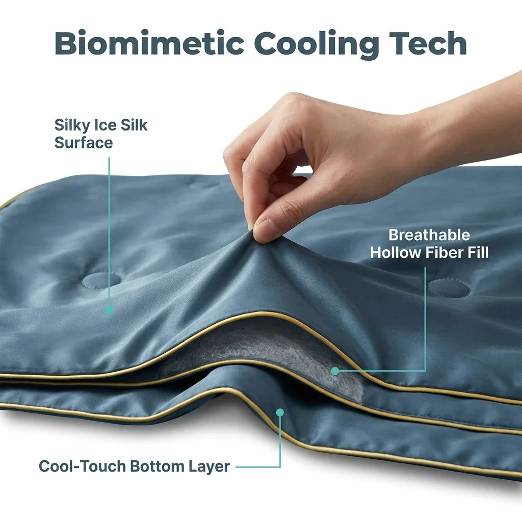 Ice Silk Sleep Blanket - Cooling Sleep Blanket